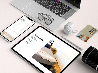 Multi Device Scene Creator Mockups abstract apple application clean device devices display laptop mac macbook mockup multi device phone phone mockup presentation realistic responsive simple smartphone theme