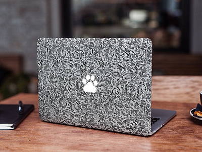 MacBook Skin Mock-Up attractive backcover clean cover decal design graphic design logo macbook mockup presentation product protective realistic simple skin skins sticker ui vinyl