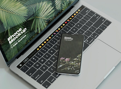 Light Iphone & MacBook Mockups abstract clean device display iphone laptop light mac macbook mockup phone phone mockup presentation realistic simple smartphone theme ui ux web