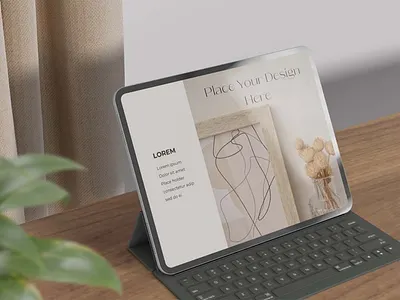 Device Screen Mockup Laptop, Tablet, and Monitor abstract clean device display laptop mac macbook mockup monitor presentation realistic simple smartphone tablet theme ui ux web webpage website