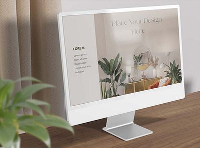 Device Screen Mockup Laptop, Tablet, and Monitor abstract clean device display laptop mac macbook mockup monitor presentation realistic simple smartphone tablet theme ui ux web webpage website