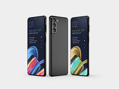 Free Galaxy Phone Mockups