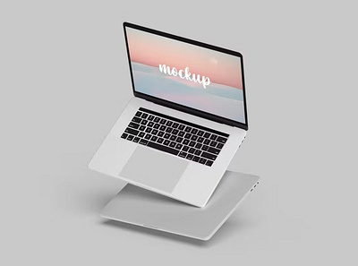 Free Laptop Mockups abstract app apple clean design device display laptop laptop mockup laptop mockups logo mac macbook mockup realistic simple ui ux web website