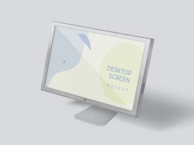 Desktop Screen Mockup Set