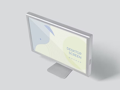 Desktop Screen Mockup Set