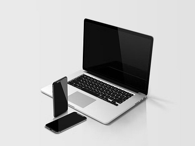 Free Macbook & iPhone Mockup abstract clean device display free mac free macbook laptop mac macbook macbook pro mockup presentation realistic simple theme ui ux web webpage website