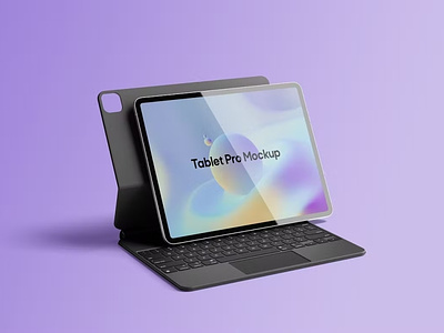 Tablet Pro Mockup abstract clean design device display ipad laptop mac macbook mockup presentation realistic simple tablet tablet pro tablet pro mockup theme web webpage website