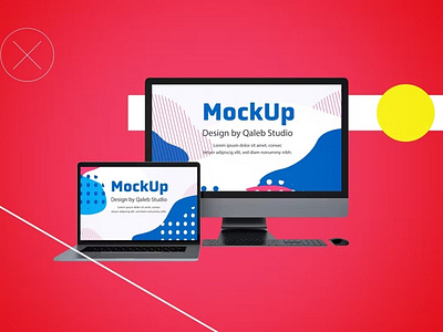 Abstract Responsive Mockup