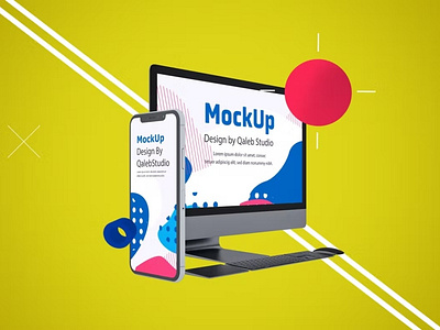 Abstract Responsive Mockup