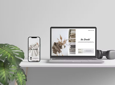 Multi Device Responsive Mockup abstract clean design device devices display laptop mac macbook mockup multi device multi devices phone phone mockup presentation realistic simple smartphone theme webpage