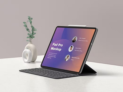 Free iPad Pro Mockup abstract clean design device display ipad ipad mockup ipad pro ipad pro mockup ipad template laptop macbook mockup presentation realistic simple theme ui ux website