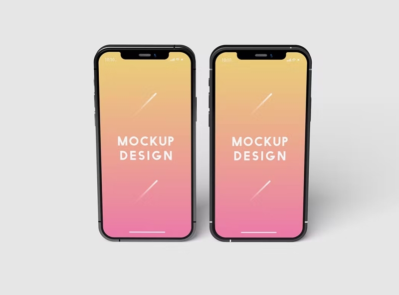 Free Smartphone Mockup By Graphic Design On Dribbble