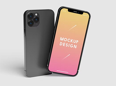 Free Smartphone Mockup abstract clean design device display mockup phone phone mockup presentation realistic simple smartphone smartphone 12 smartphone 12 pro theme ui ux web webpage website