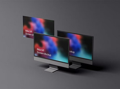 Free iMac M1 Screen Mockup abstract clean device display imac design imac mockup imac mockups imac screen laptop mac macbook mockup presentation realistic screen screens simple theme ui ux