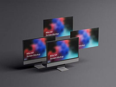 Free iMac M1 Screen Mockup abstract clean device display imac design imac mockup imac mockups imac screen laptop mac macbook mockup presentation realistic screen screens simple ui ux web