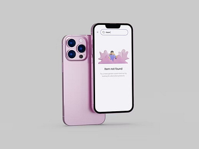 Free Pink Phone 13 Pro Mockup