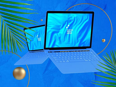 10 Colorful Laptop Mockups (FREE)