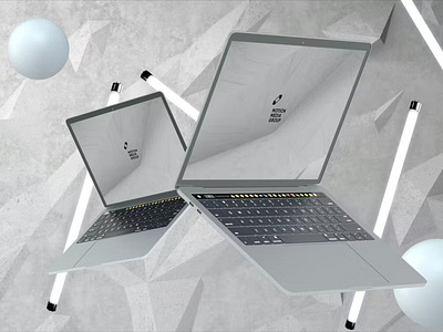 Free Light Laptop Mockups