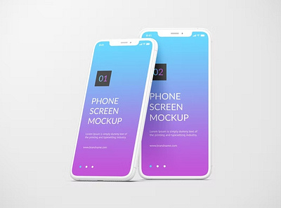 Free Phone Mockup abstract clean design device display mockup phone phone mockup phone mockups phone template presentation realistic simple smartphone ui ux webpage website