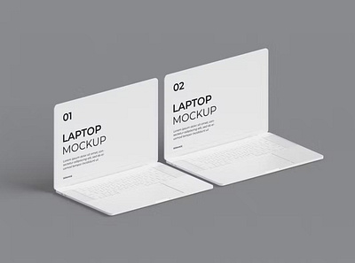 Free Macbook Pro Clay Mockup set abstract clay clean design device display laptop mac macbook macbook pro macbook pro mockup mockup mockup set presentation realistic simple theme web webpage website