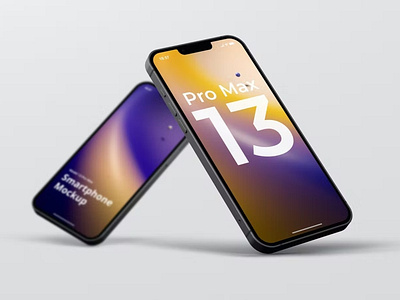 Free Phone 13 Pro Max Mockup