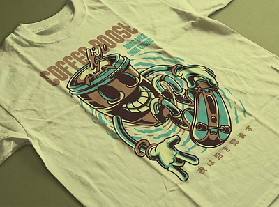 Coffee Boost T-Shirt Design Template apparel clothing graphics for t shirt designs t shirt t shirt design template t shirt designs t shirts t shirts with designs tshirt tshirt with design tshirts