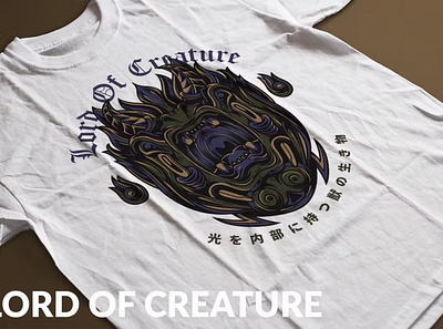Lord of Creature T-Shirt Design Template apparel branding clothing graphic design graphics for t shirt designs logo t shirt t shirt designs t shirts t shirts with designs tshirt tshirt with design tshirts