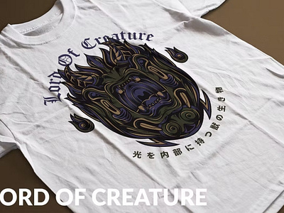 Lord of Creature T-Shirt Design Template