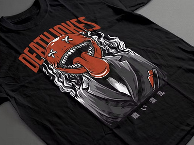 Death Jokes Design T-Shirt Design Template