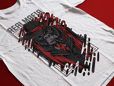 Real Mafia T-Shirt Design Template