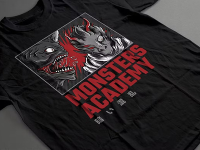 Monster Academy Design T-Shirt Design Template apparel clothing graphics for t shirt designs t shirt t shirt design t shirt designs t shirts t shirts design t shirts designs t shirts with designs tshirt tshirt with design tshirts