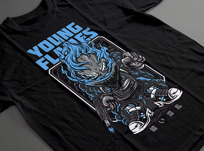 Young Flames T-Shirt Design Template apparel branding clothing graphic design graphics for t shirt designs logo t shirt t shirt design t shirt designs t shirts t shirts design t shirts designs t shirts with designs tshirt tshirt with design tshirts