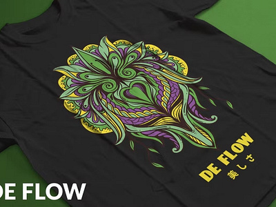 De Flow T-Shirt Design Template