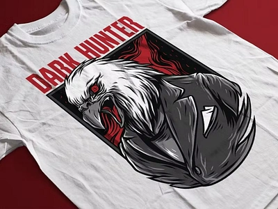 Dark Hunter T-Shirt Design Template 3d apparel branding clothing design graphic design graphics for t shirt designs logo shirt designs t shirt t shirt design t shirt designs t shirts t shirts design t shirts designs t shirts with designs tshirt tshirt with design tshirts ui