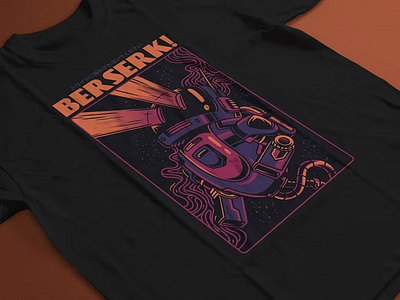 Berserk! T-Shirt Design Template