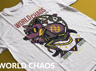 World Chaos T-Shirt Design Template 3d animation apparel clothing design graphic design graphics for t shirt designs illustration logo t shirt t shirt design t shirt designs t shirts t shirts design t shirts designs t shirts with designs tshirt tshirt with design tshirts