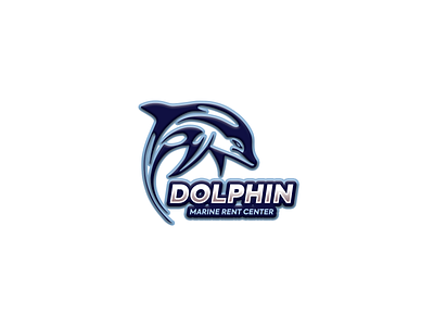 Dolphin Marine Rent Center Logo Concept