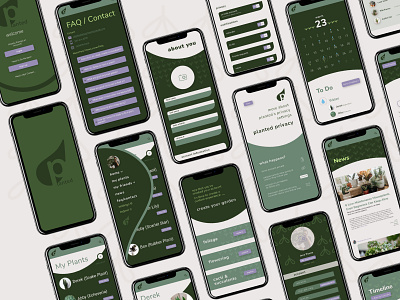 Planted App app design ui ux