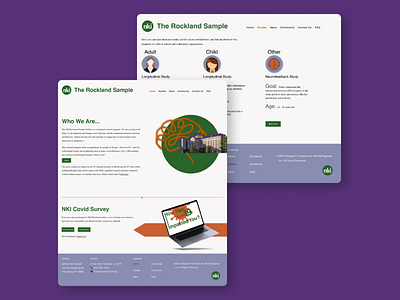 NKI The Rockland Sample Web Redesign design ui ux web