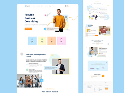 Dispatch Business Consulting Landing Page branding business design exploration graphic design landing page minimal mordern ui ui ux web