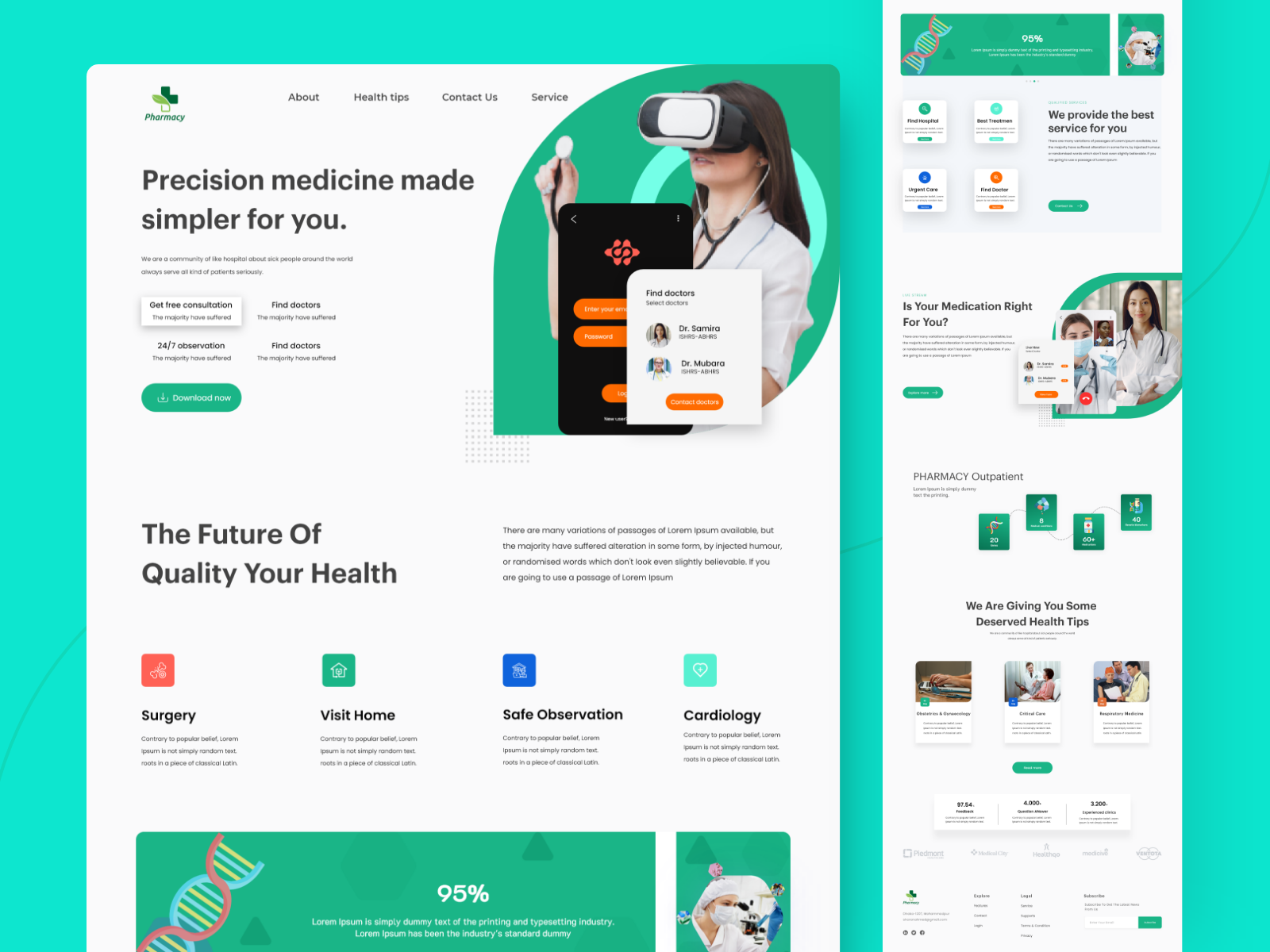 Praxis precision medicines акции прогноз. Pharmacy landing Page Design. Аптека лендинг пейдж.