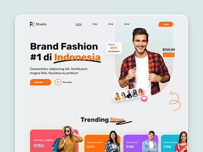 Brand Fashion Website Design