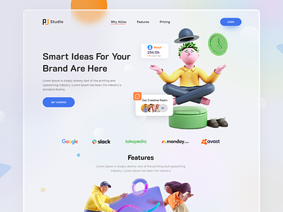 Smart Idea For Your Brand Landing Page Design