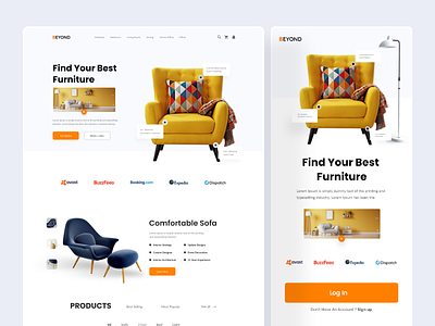 Furniture e-commerce website Design