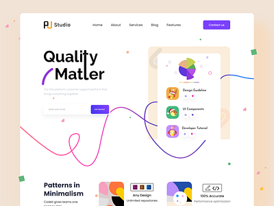 Create Own Design Quality advertising brand identity color colour design designplate graphic design landing page quality saas website