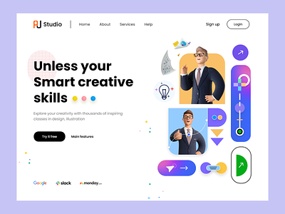 Creative Skills – Hero header exploration