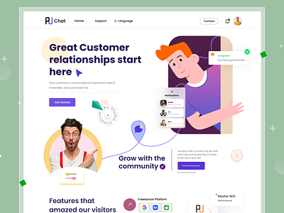 Customer Communication Platform Website
