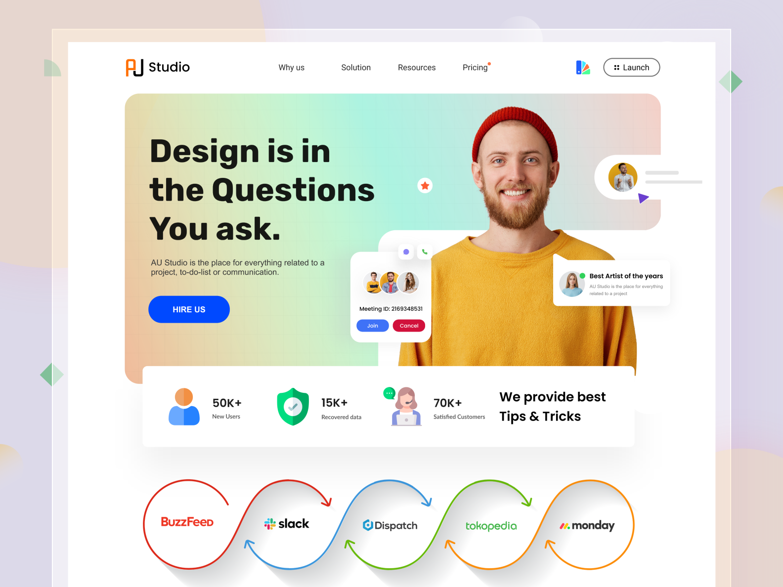 Thinking is the enemy of creativity by Hasnur Alam on Dribbble