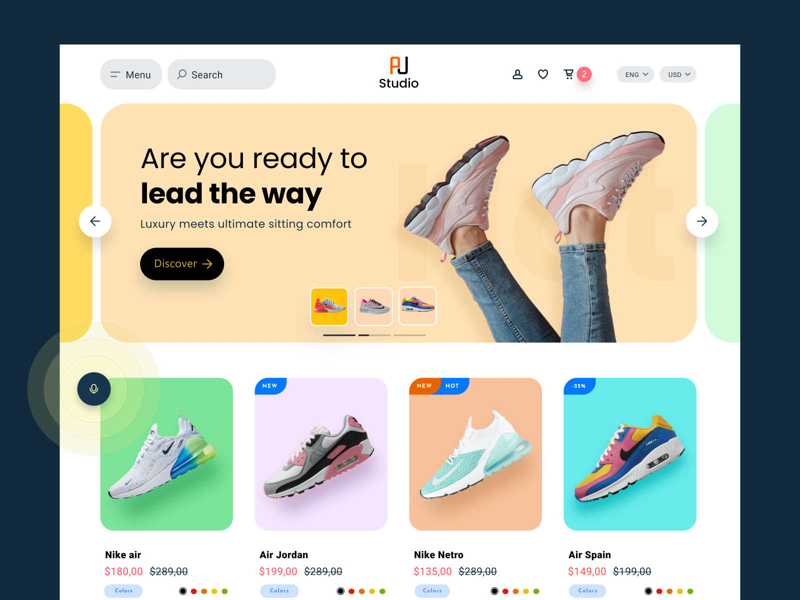 Online Shoe Store Concept by Hasnur Alam Ujjol on Dribbble