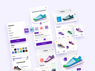 Shoes App Design